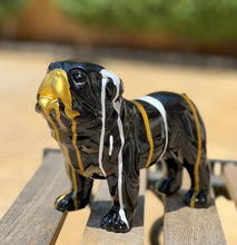Load image into Gallery viewer, Dripping Black Bulldog - Gold
