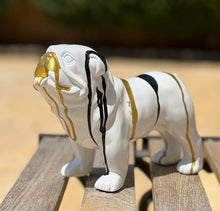 Load image into Gallery viewer, Dripping White Bulldog - Gold
